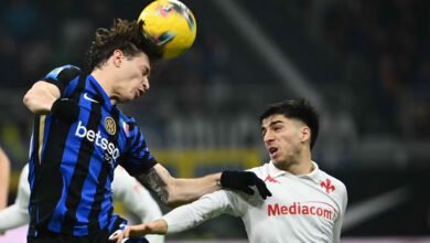 الإنتر يعبر فيورنتينا بثنائية ويواصل الضغط على نابولي