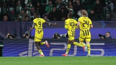 دورتموند يضرب سبورتينغ بثلاثية نظيفة في لشبونة