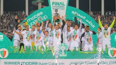 المولودية يتوج بالسوبر الجزائري للمرة الرابعة