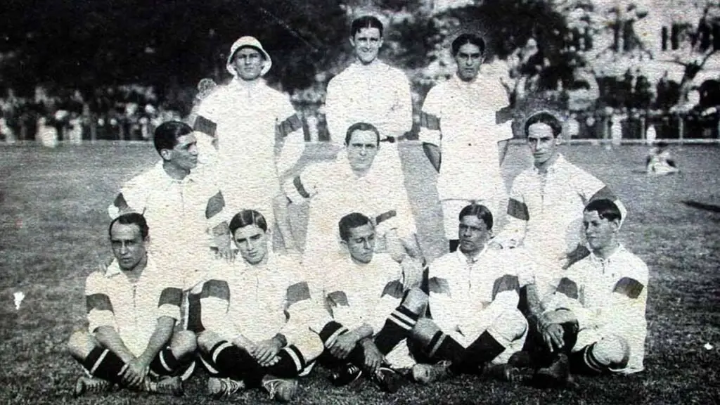 منتخب البرازيل الفائز بأول سوبر كلاسيكو ضد الأرجنتين في 1914