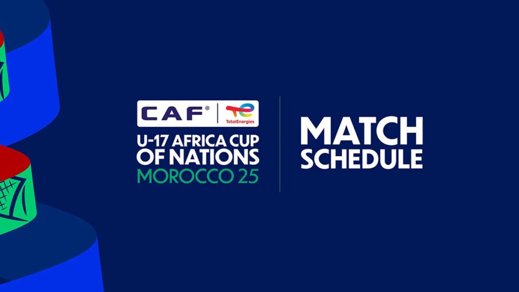 جدول مواعيد مباريات كأس امم افريقيا للناشئين 2025 تحت 17 سنة