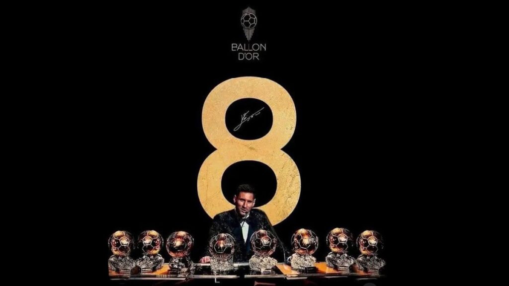 ليونيل ميسي، فخر الأرجنتين، صاحب الثماني كرات ذهبية كأفضل لاعب في العالم