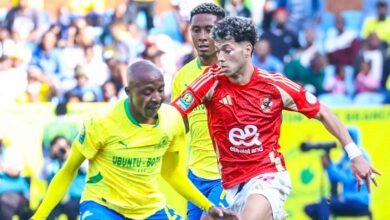 الاهلي ينجو من ضغط صنداونز في بريتوريا ويضع قدمًا في النهائي