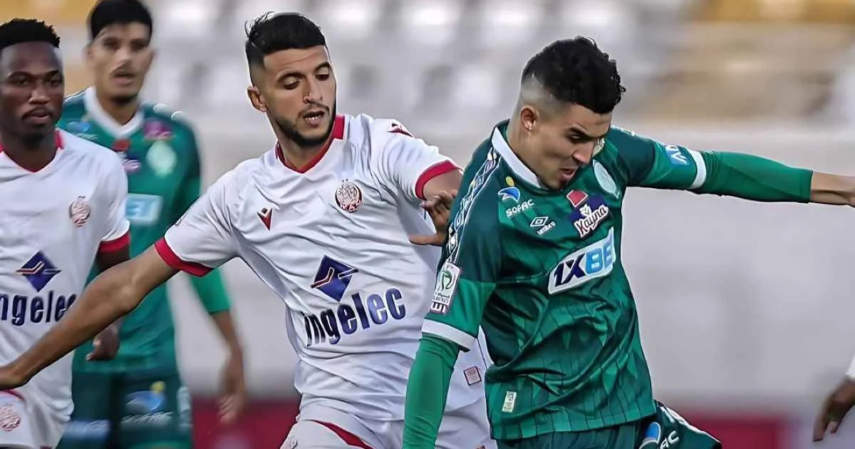 الرجاء يفرض التعادل على الوداد في غياب الجماهير