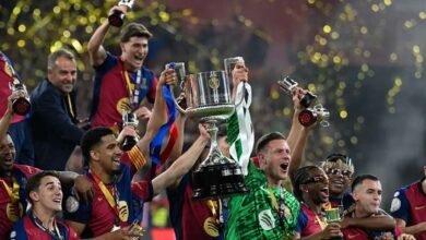 كوندي يمنح برشلونة اللقب الـ32 في كأس ملك إسبانيا