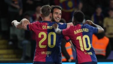 أولمو يقود برشلونة لتخطي مايوركا ومواصلة الزحف نحو اللقب