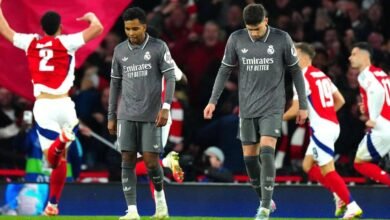 أرسنال يتفوق على ريال مدريد بثلاثية في ليلة لا تُنسى