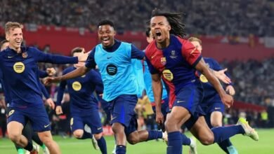 برشلونة يهزم ريال مدريد للمرة الثالثة تواليًا ويتوج بالكأس
