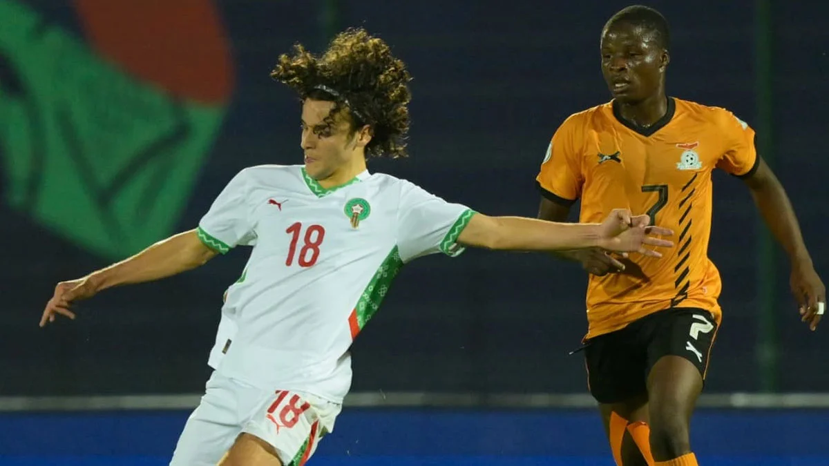 المغرب يخرج بتعادل متكافئ مع زامبيا في امم افريقيا للناشئين