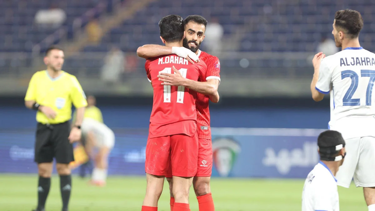 الكويت يكتسح الجهراء بسداسية ويبلغ نصف نهائي كأس ولي العهد