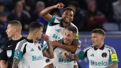 نيوكاسل يعمق جراح ليستر ويقتحم المراكز الخمسة الأولى