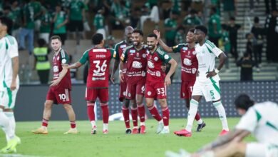 الاتفاق ينتفض في الشوط الثاني ويصدم أهلي جدة بثلاثية