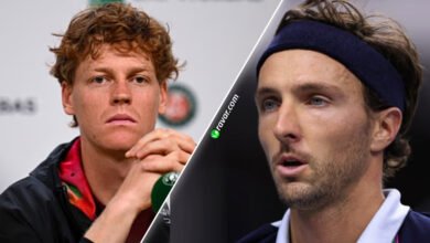 سينر يهزم ريندركنيش ويتجاوز الدور الأول من رولان غاروس 2025