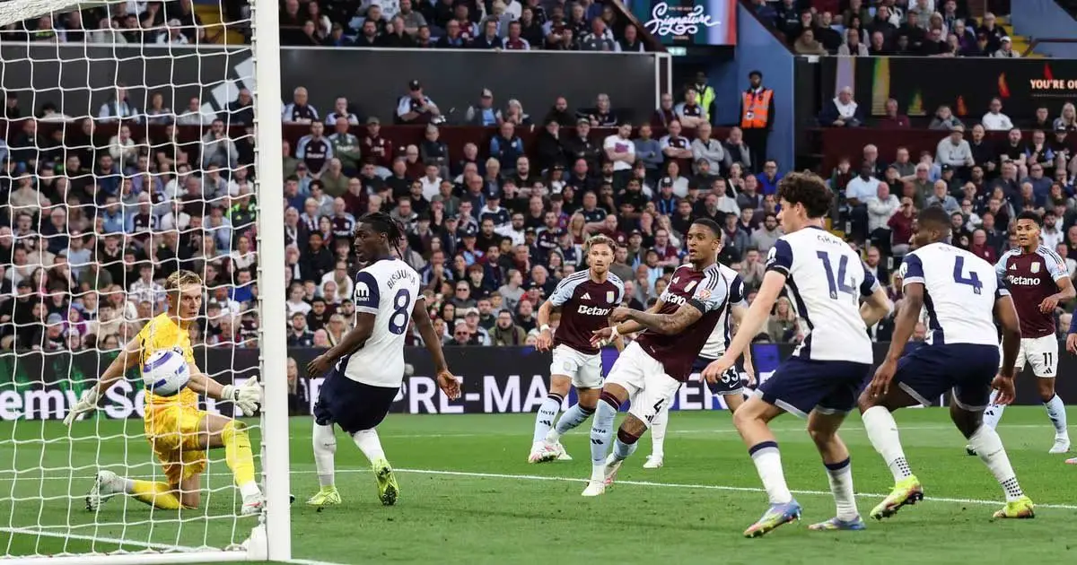 أستون فيلا يعزز أمله في دوري الأبطال بفوز مهم على توتنهام