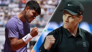 ألكاراز وسينر.. صراع 19 لقبًا قبل رولان غاروس 2025