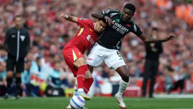 للمرة السادسة تواليًا.. ليفربول يفشل في هزيمة آرسنال بالدوري