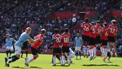 ساوثهامبتون يُحبط مانشستر سيتي في ساينت ماري