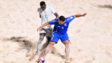 دياني يصدم إيطاليا ويقود السنغال لنصف نهائي مونديال الشاطئية