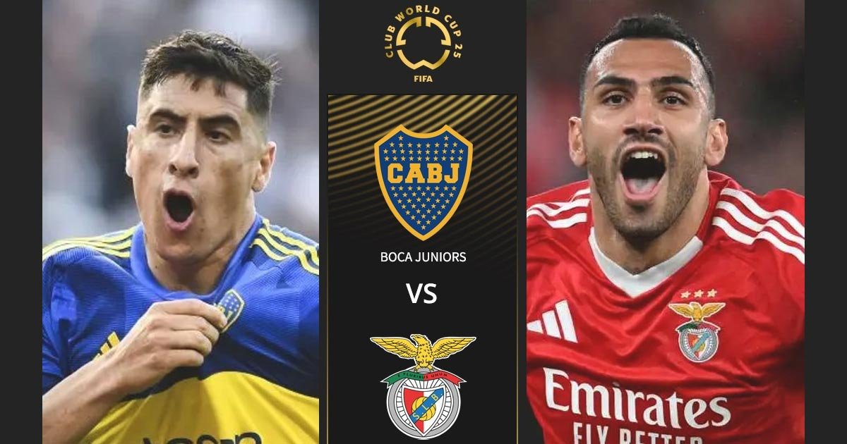 مشاهدة مباراة بنفيكا وبوكا جونيورز كاس العالم للاندية 2025 مشاهدة مباراة بنفيكا وبوكا جونيورز كاس العالم للاندية 2025