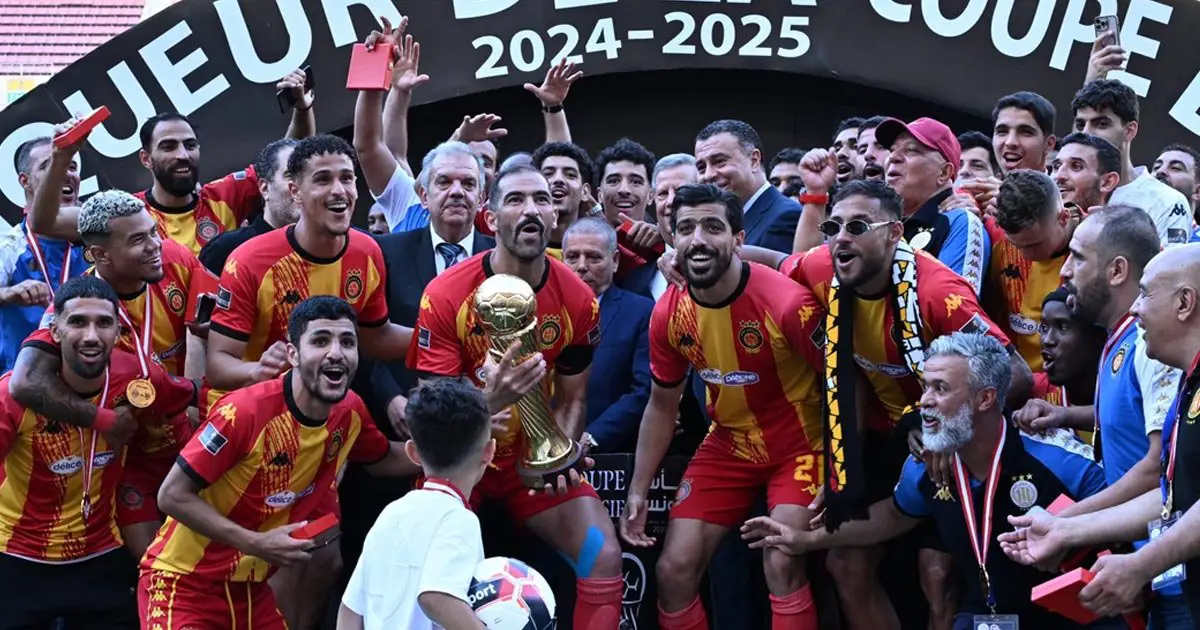 الترجي يستعيد كأس تونس بعد 9 مواسم ويتوج بالثنائية المحلية