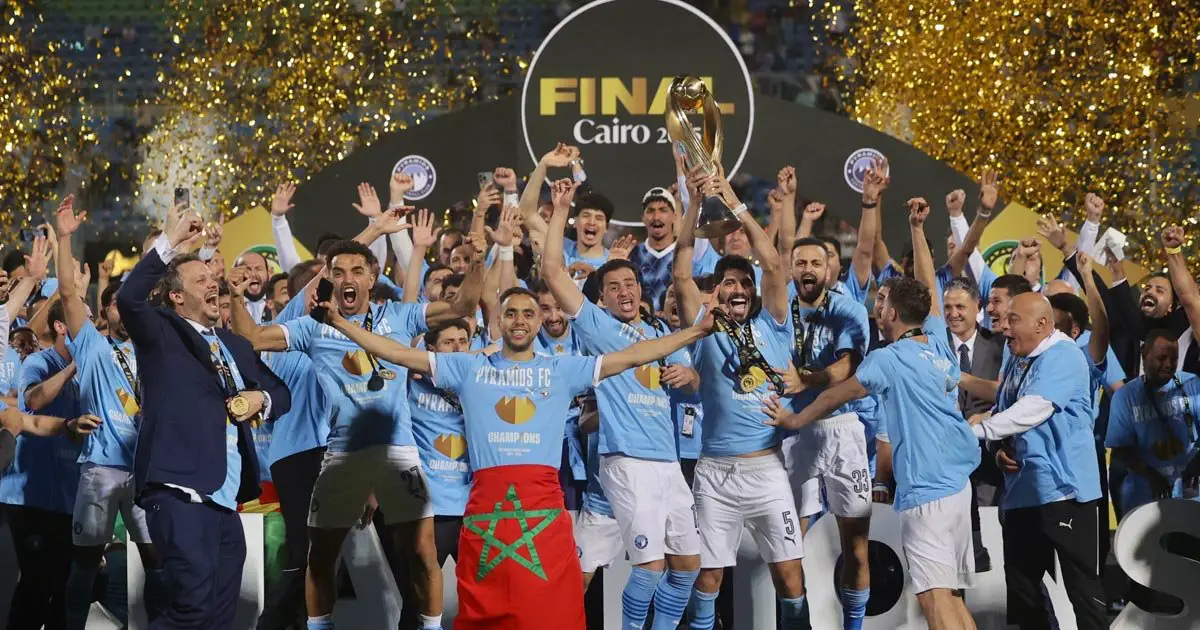 بيراميدز يروض صندوانز ويتوج بطلاً لدوري أبطال إفريقيا