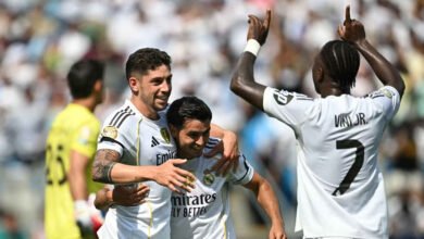 ريال مدريد يتجاوز ورطة أسينسيو ويتفوق على باتشوكا بثلاثية