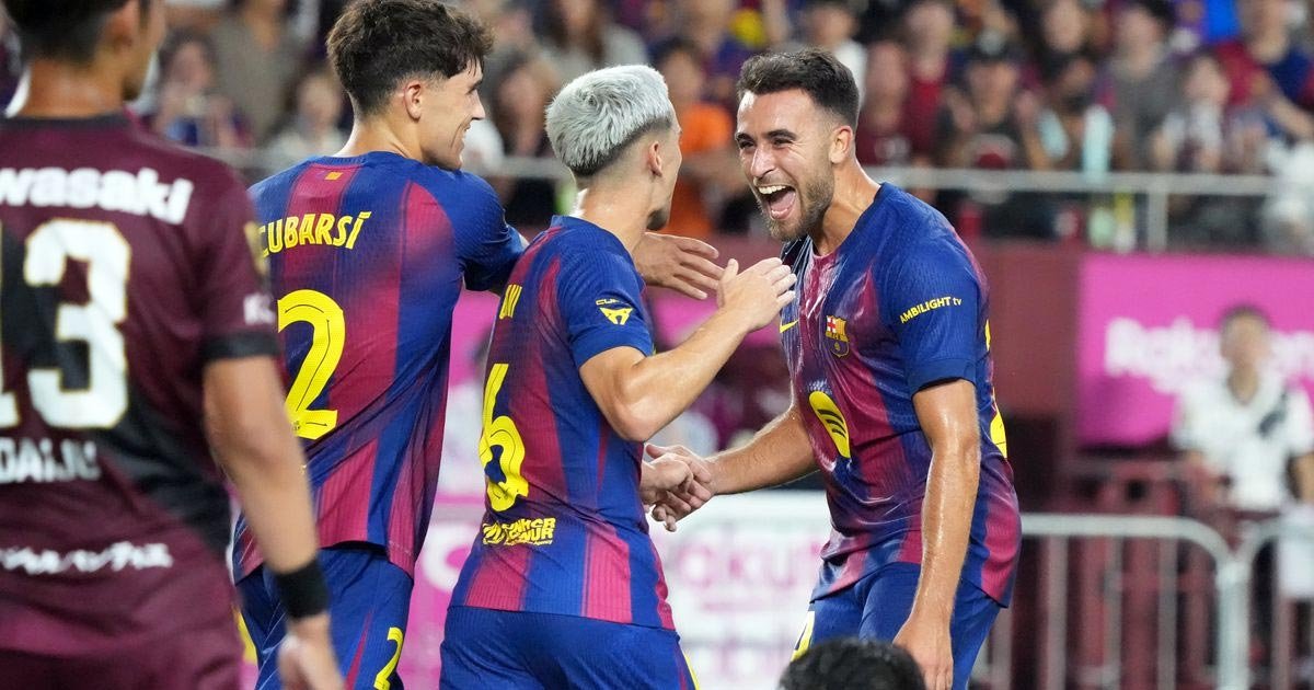 برشلونة يستهل تحضيرات موسم 2025-2026 بالفوز على فيسيل كوبي 1 برشلونة يستهل تحضيرات موسم 2025-2026 بالفوز على فيسيل كوبي
