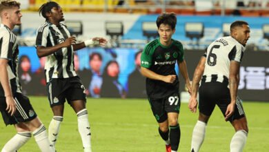 نجوم الدوري الكوري الجنوبي يفاجئون نيوكاسل ويهزمونه وديًا