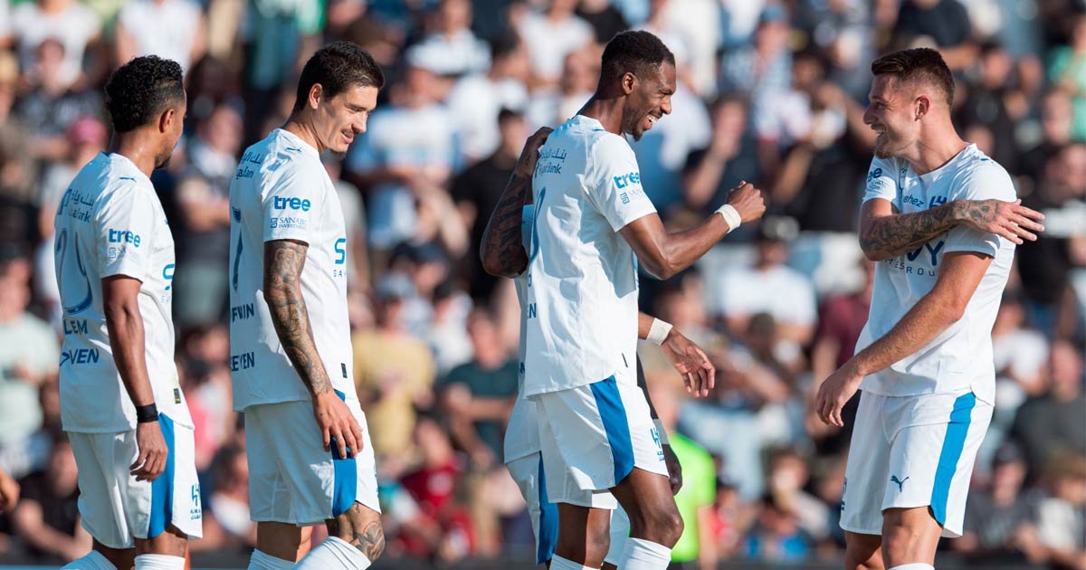 داروين نونيز يبصم على سداسية الهلال في أراو