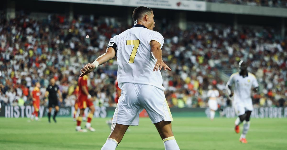 هاتريك رونالدو يقود النصر لاكتساح ريو آفي وديًا