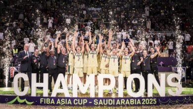 الثالثة تواليًا.. أستراليا تُكبت الصين وتتوج بكأس آسيا للسلة