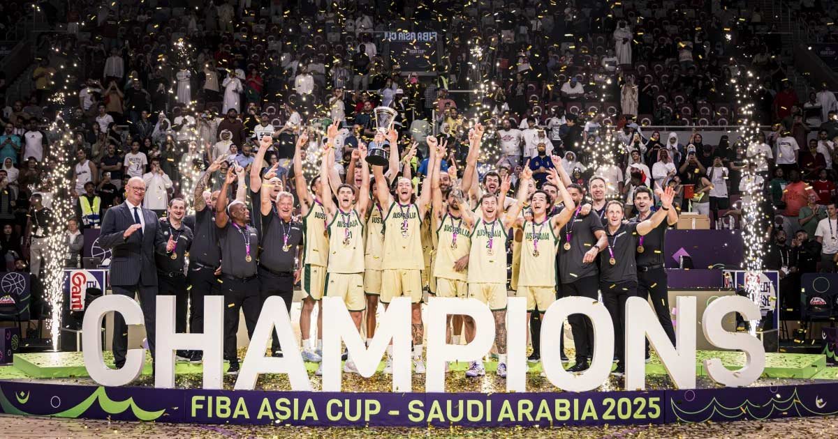 الثالثة تواليًا.. أستراليا تُكبت الصين وتتوج بكأس آسيا للسلة