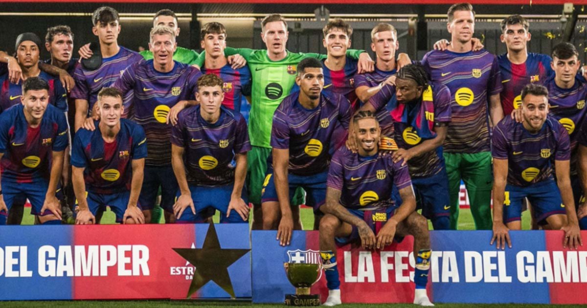 برشلونة يسحق كومو 5-0 ويتوج بكأس خوان غامبر