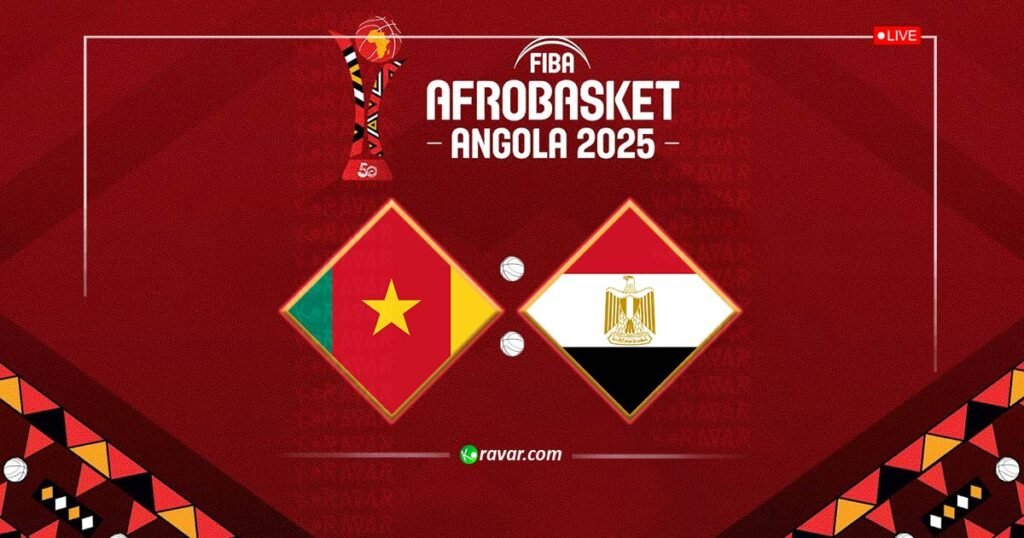بث مباشر مصر والكاميرون في كأس إفريقيا لكرة السلة 2025