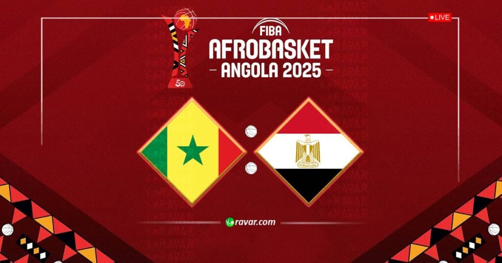 بث مباشر مصر والسنغال في كأس إفريقيا للسلة 2025