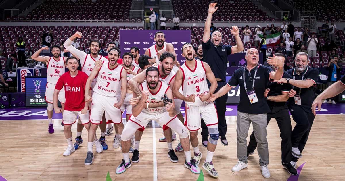 إيران تهزم نيوزيلندا وتُحرز برونزية كأس آسيا للسلة 2025