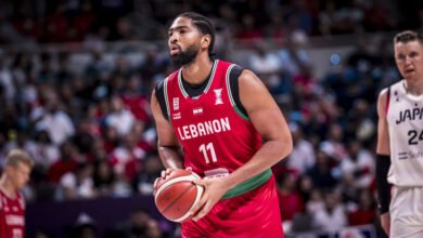 تألق ديدريك لوسون يصنع الفارق ويقود سلة لبنان لمواصلة الحلم