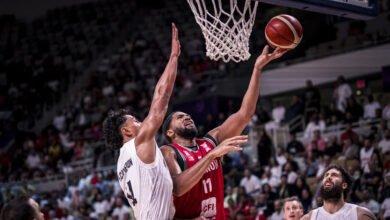 نيوزيلندا تمحو تأخر 22 نقطة وتقصي لبنان من كأس آسيا للسلة