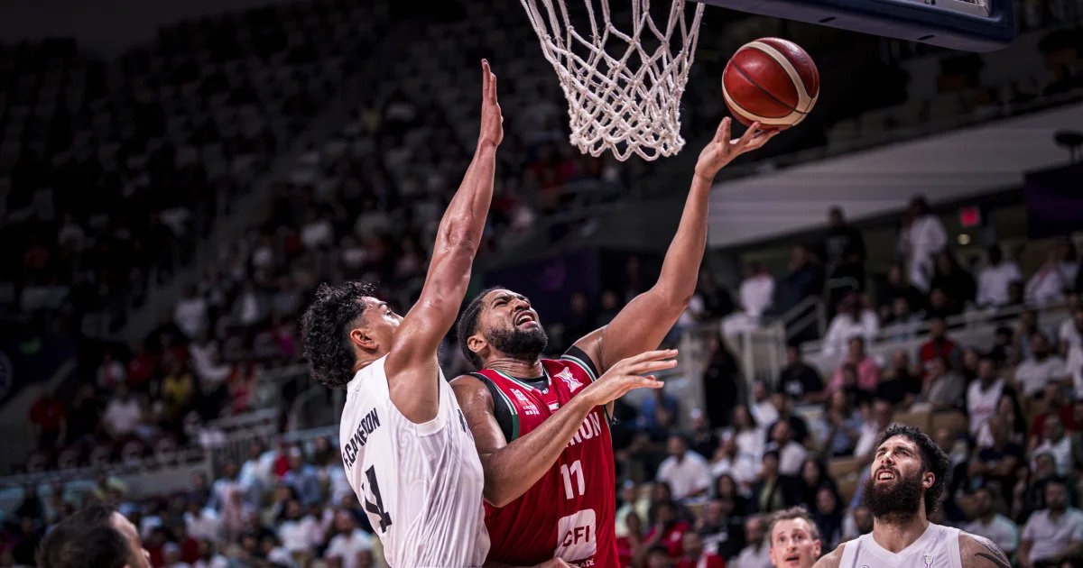 نيوزيلندا تمحو تأخر 22 نقطة وتقصي لبنان من كأس آسيا للسلة