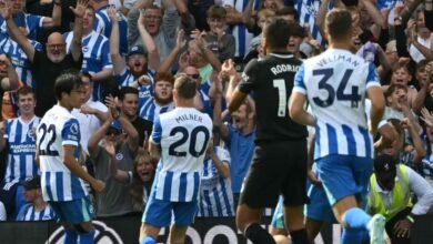 السيتي يفرّط في تقدمه مجددًا ويسقط أمام برايتون في أميكس