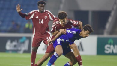 قطر ترد سريعًا وتتعادل مع الكويت في كأس الخليج تحت 20 عامًا