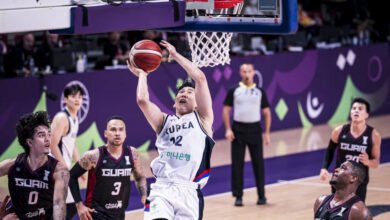 كوريا تقلب تأخرها أمام غوام وتبلغ ربع نهائي كأس آسيا للسلة