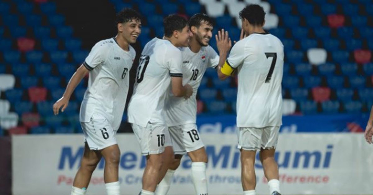 العراق يسحق باكستان في تصفيات كأس آسيا تحت 23 عامًا 1 العراق يسحق باكستان في تصفيات كأس آسيا تحت 23 عامًا