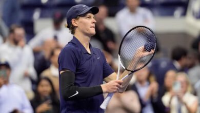 يانيك سينر يتجاوز موسيتي إلى نصف نهائي أمريكا المفتوحة