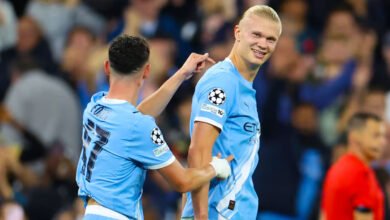 مانشستر سيتي يكسر صمود نابولي بهدفي هالاند ودوكو