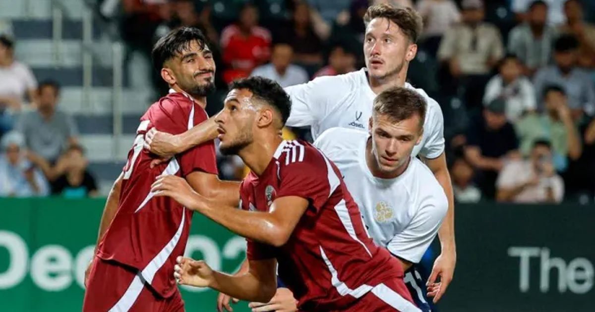 المنتخب القطري يتلقى خسارة قاسية من روسيا في الدوحة