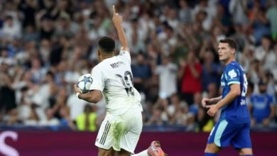 ركلتا جزاء مبابي تكفيان ريال مدريد لتجاوز مارسيليا