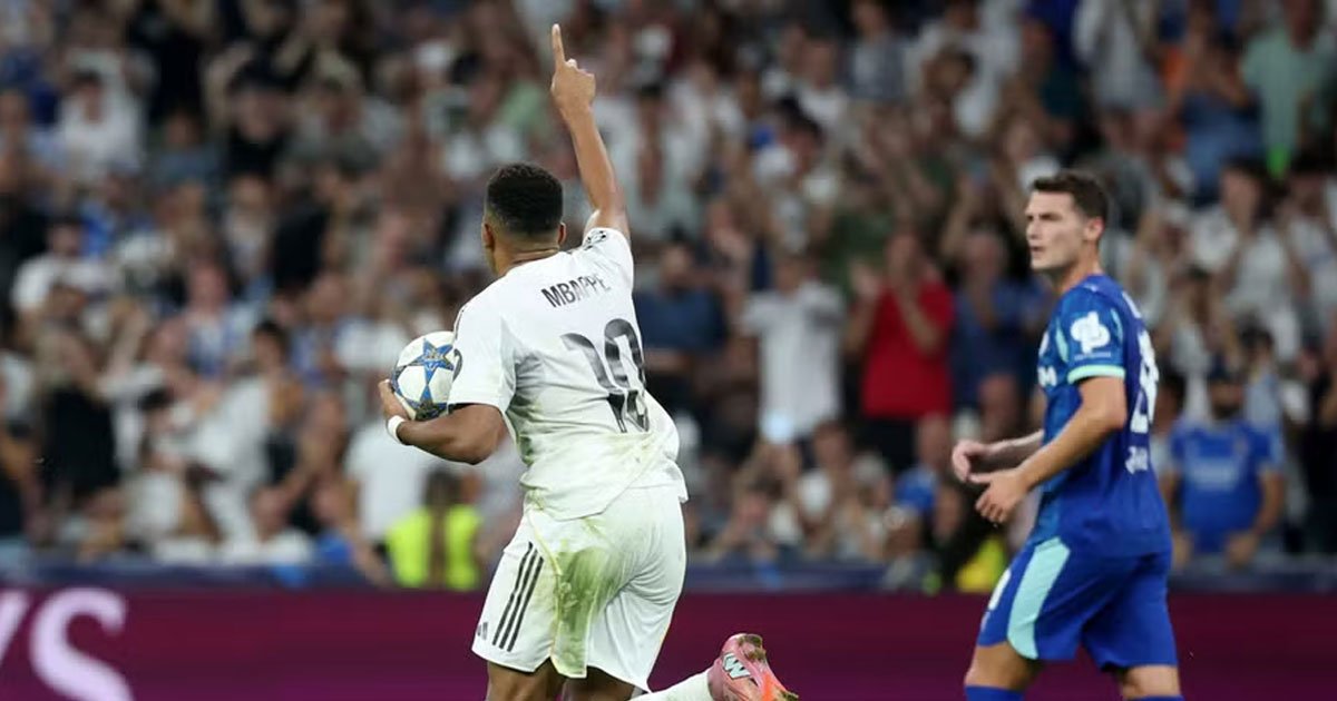 ركلتا جزاء مبابي تكفيان ريال مدريد لتجاوز مارسيليا