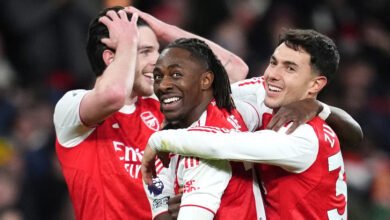 إيزي يذل توتنهام بهاتريك تاريخي.. ارسنال يُحكم قبضته على ديربي شمال لندن والصدارة