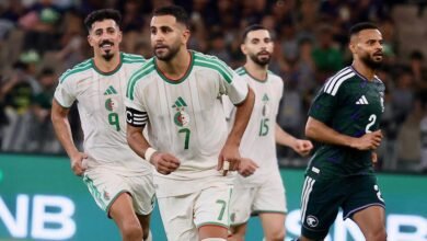 محرز يلمع مجدداً ويمنح الجزائر انتصاراً ودياً على السعودية